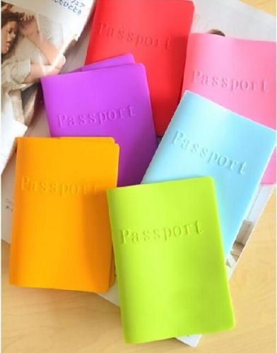 Colorful Case Silicone Protective Passport Cover