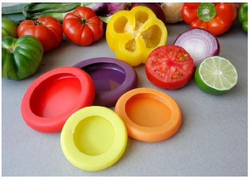 Food Huggers Silicone Vegetables Fruit Wrap Container