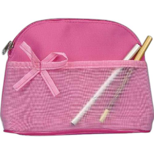 Mesh Cosmetic Bag, Packaging Type : Pink, Blue