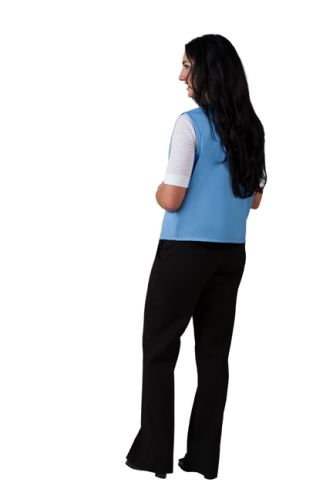 Four Button Front No Pocket Unisex Vest