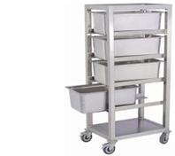 Stainless Steel Food Storage Trolley, Style : Modern