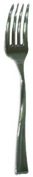 23179 Silver Coated Plastic Table Fork