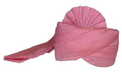 Cotton Readymade Barati Turbans, Color : Pink