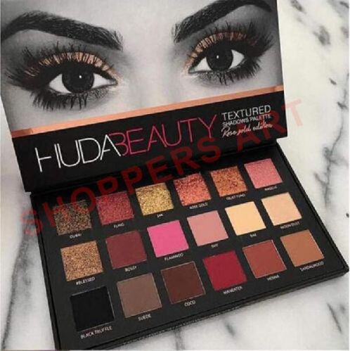 Huda Beauty Eyeshadow Rose Gold Edition, Form : Powder