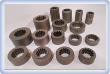 Heat Treated/Machined STEEL SPLINE COUPLERS