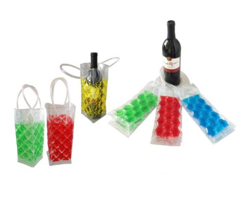 PVC WINE COOLER BAG 3.74 ' x 3.74 ' x 9.85 '