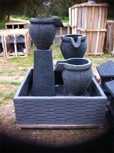 Concrete Garden Water Fountain