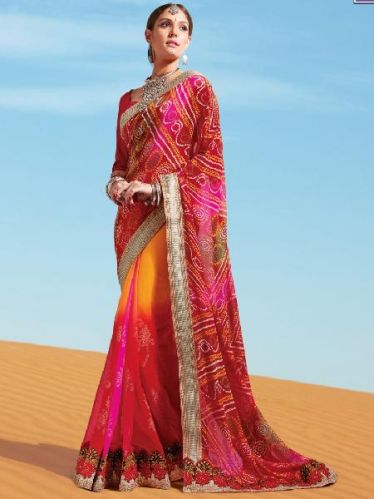 Bandhani Sarees