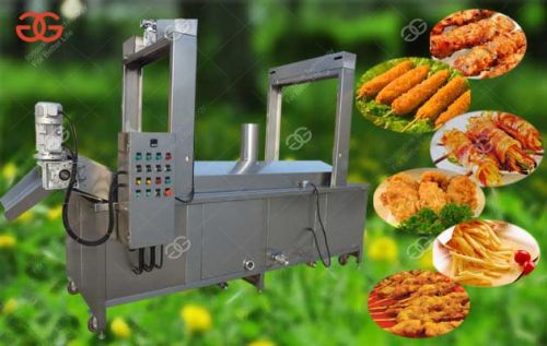 Continuous Snack Potato Chips Frying Machine