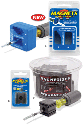 SCREWDRIVER MAGNETIZER / DEMAGNETIZER