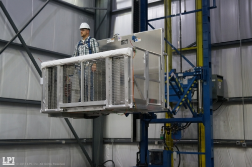 Man Lift For Aircraft Painting