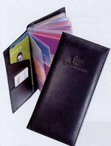 Row NapaHide Business Card Case, Packaging Type : Black