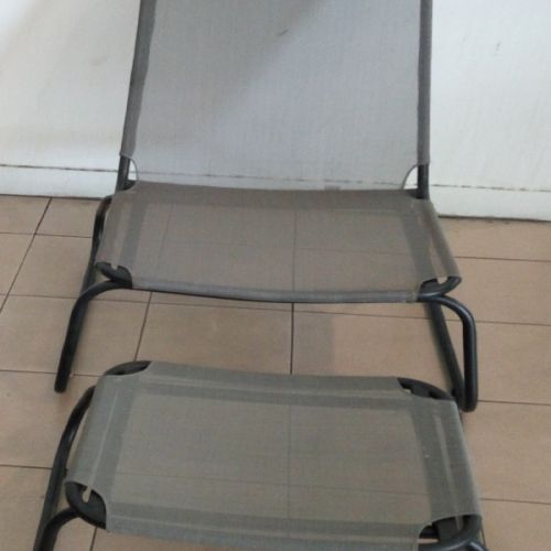 Easy Chair With Nesting Ottoman