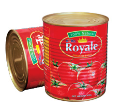 Tomato paste, Packaging Size : 200g X 48, Packaging Type : Tins