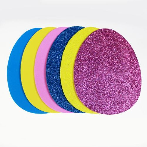 Egg Shape Glitter EVA Foam Sheet