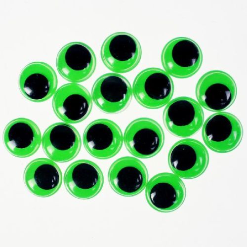 Glow Dark Jiggly Eyes