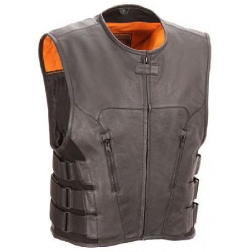 Leather Vests, Packaging Type : Black & Brown, Gender : For Mens