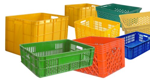 Plastic crates