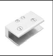 ASTM Plain Glass Brass Folding Bracket Antique 60x10mm