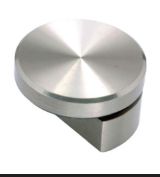 Glass Half Round Cap