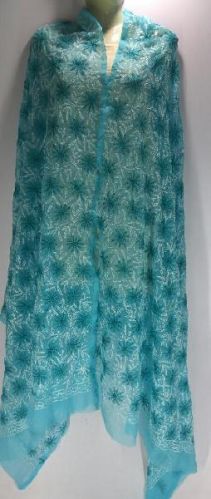Georgette Embroidered Dupatta