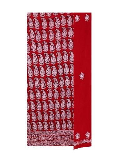 Georgette Hand Embroidered Suit Material