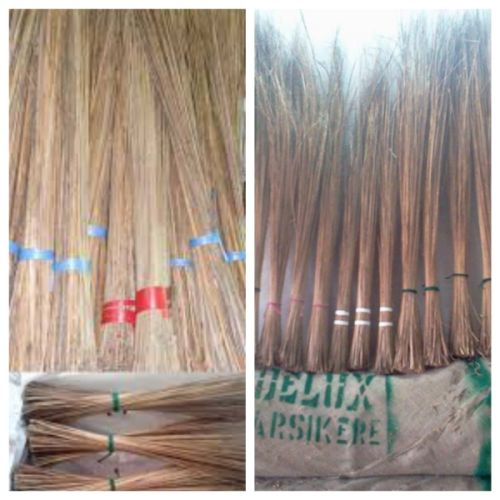 Coconut Broom Stick, Packaging Type : Natural Brown