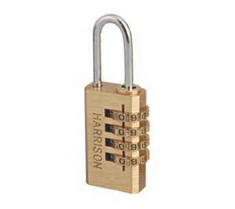 Brass Harrison PK-2 0101 Combination Lock