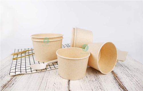 Biodegradable / Compostable PLA Lined Bagasse Paper Bowls