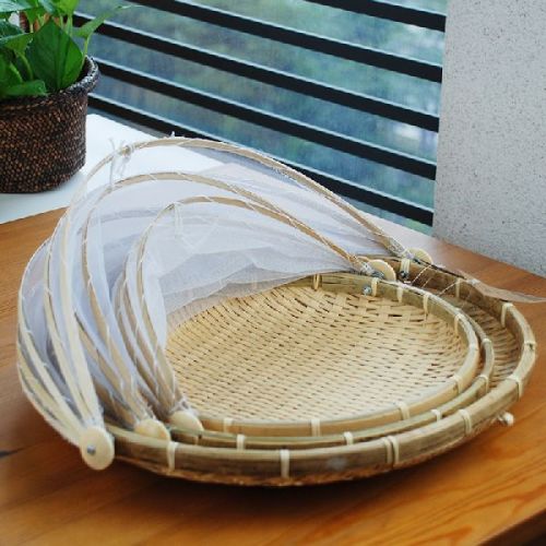 Bamboo Food Cover, Packaging Type : natural, black, brown, ...