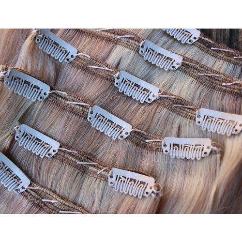 Double Weft Hair, For Parlour, Personal, Color : Brown