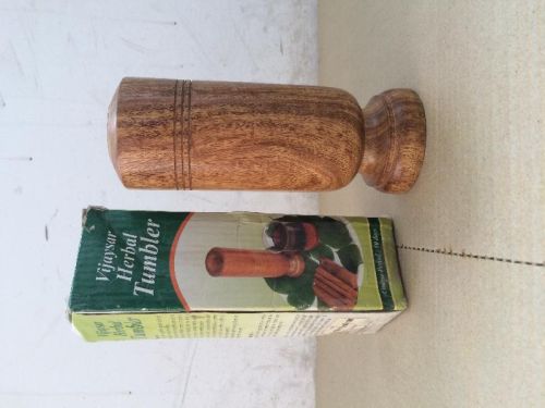 Vijaysar Wood Tumbler