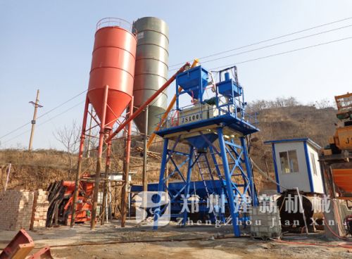 Good After-sales Warranty hzs50 Concrete Batching Plant