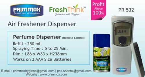 Remote Control Automatic Air Freshener Dispenser