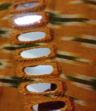 Fabric Mirror Work