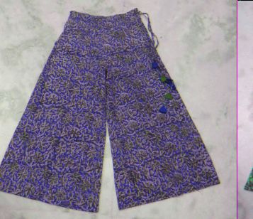 Cotton Hand Work Palazzo, Occasion : Party Wear