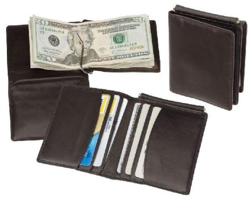 Leather Money Clip Wallet