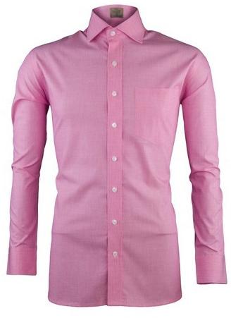 Mens Plain Pink Formal Shirts, Size : XL
