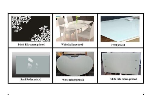 Printed Toughened Glass Table Top, Brand Name : hexin for 8-15mm