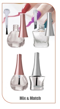 Nail Polish Bottle Cap & Brush