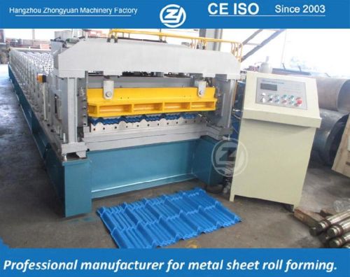 Metal Glazed Tile Forming Machine, Brand Name : Zhongyuan