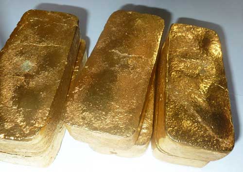 Raw Gold Bars, Shape : Rectangular, Square