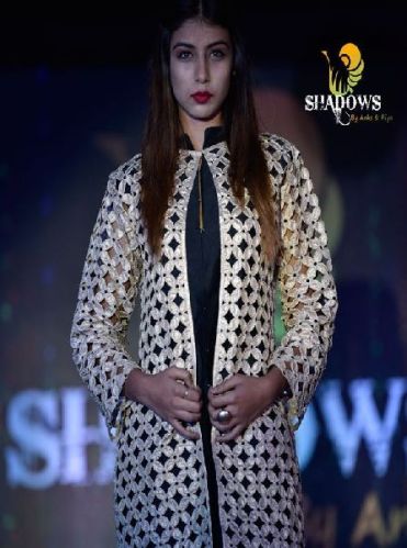 Ladies Golden Cutwork Jacket, Age Group : Adult