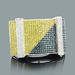 White Blue Yellow Mens Diamond Ring 147ct-sterling-silver-p-