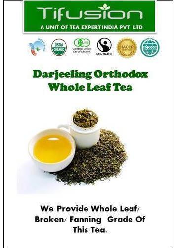 Darjeeling Orthodox Whole Leaf Black Tea, Packaging Size : 100 Gm