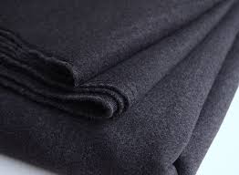 Plain Polyester Wool Fabric, Technics : Embroidery Work