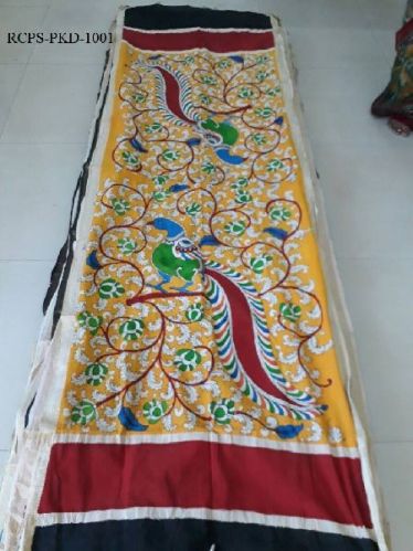 Pen Kalamkari Cotton Dupatta