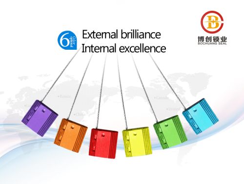 Aluminum High Security Cable Seal, Brand Name : bochuang