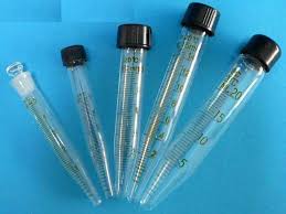 Glass Measuring Test Tubes