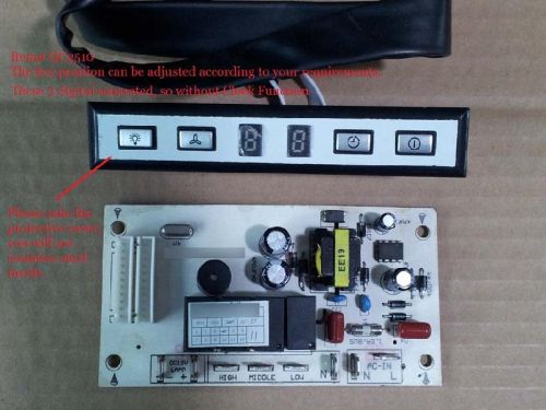 50/60 HZ Range Hood Push Button Control Switch, Brand Name : Fourting